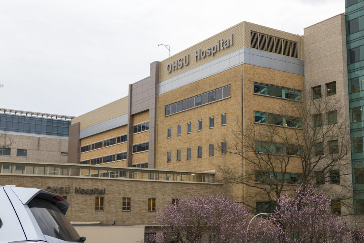 Portland, Oregon. Circa 2019. OHSU Hospital in Portland, Oregon USA America.