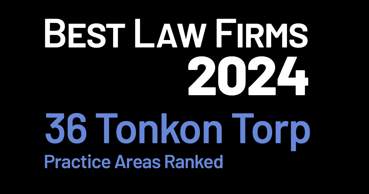Best Law Firms 2024 Rankings Include 36 Tonkon Torp Practice Areas